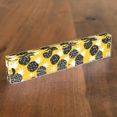 Ananas Namensplakette (Seite)