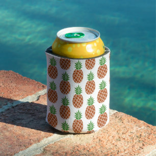 Ananas natürliche Farben Dosenkühler