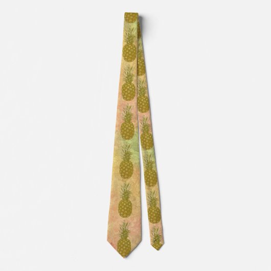 Ananas Necktie Krawatte (Vorderseite)