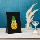 Ananas | Niedlich Cat Lover | Sommerfruchtgeschenk Fotoplatte (Seite)