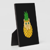 Ananas | Niedlich Cat Lover | Sommerfruchtgeschenk Fotoplatte (Seite)