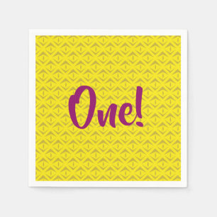 Ananas Niedliches Kind Geburtstagsfeier Sommer Serviette