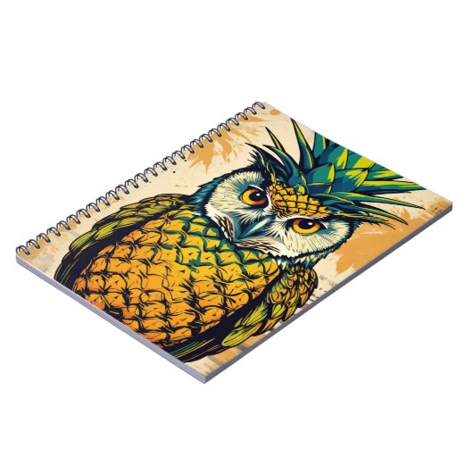 Ananas | Notebook-Journal Notizblock (Linke Seite)
