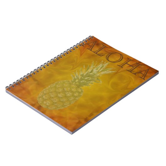 Ananas-Notebook Notizblock (Linke Seite)
