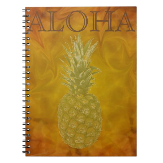 Ananas-Notebook Notizblock (Vorderseite)