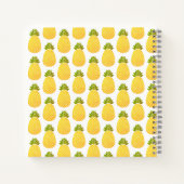 Ananas-Notebook Notizblock (Rückseite)