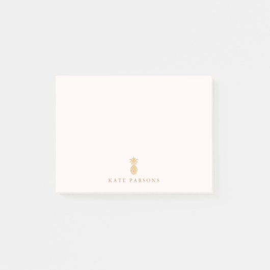 Ananas Notepad Post-it Klebezettel (Vorderseite)