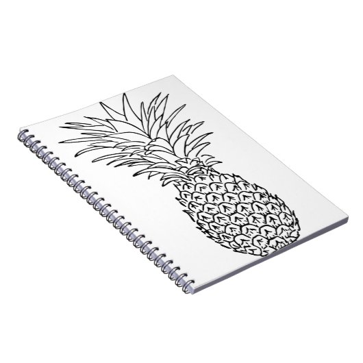 Ananas Notizblock (Rechte Seite)