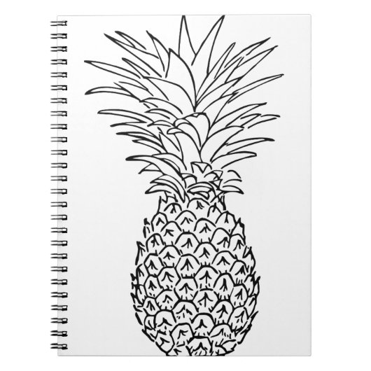 Ananas Notizblock (Vorderseite)