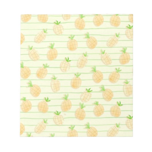 Ananas Notizblock (Vorderseite)