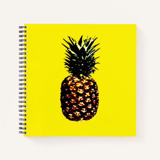Ananas Notizblock (Vorderseite)