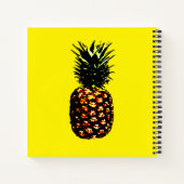 Ananas Notizblock (Rückseite)