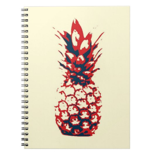 Ananas Notizblock (Vorderseite)