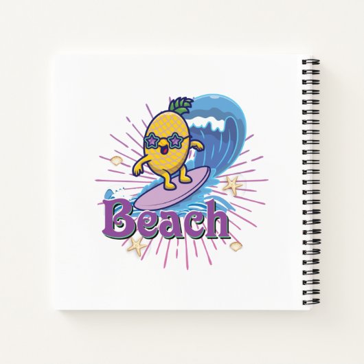 Ananas Notizblock (Rückseite)