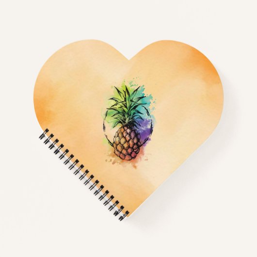 Ananas Notizblock (Vorderseite)