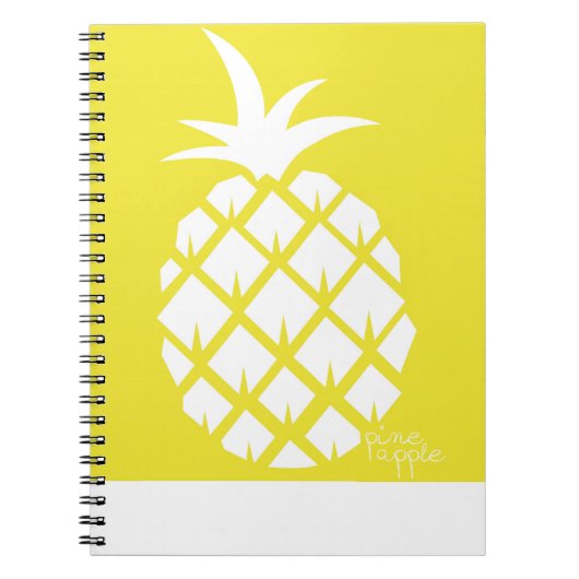 Ananas-Notizbuch Notizblock (Vorderseite)