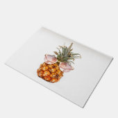 Ananas Obst Foto Fußmatte (Schrägansicht)