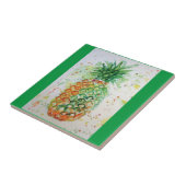 Ananas Obst Tropische Lebensmittel Tropische Kunst Fliese (Seite)