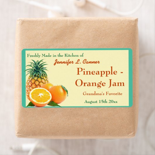 Ananas-Orange-Marmelade oder Preserve-Canning-Jar (Insitu)