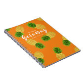 Ananas Orange Notizblock (Rechte Seite)