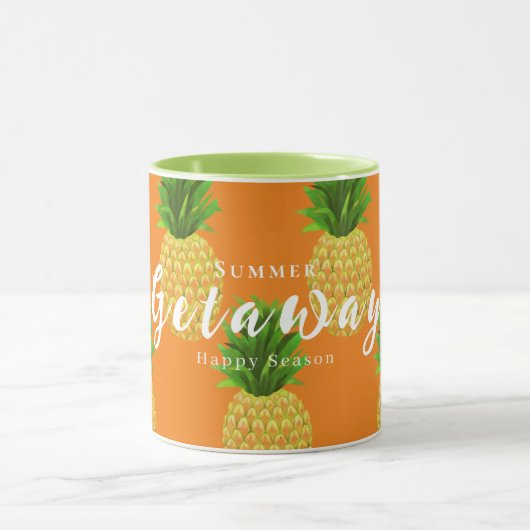 Ananas Orange Tasse (Zentrum)