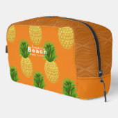 Ananas Orange Waschbeutel (Rechte Ecke)