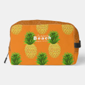 Ananas Orange Waschbeutel (Rückseite)