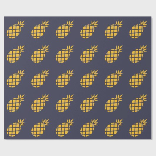 Ananas-Packpapier Geschenkpapier (Flach)