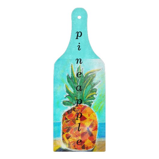 Ananas-Paddel-Vorstand Schneidebrett (Vorderseite)