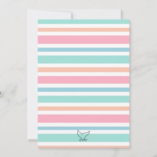 Ananas Palm Tropical Brautparty Einladung (Rückseite)