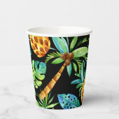 Ananas Palme Palme Tropical Paper Cups Pappbecher (Links)
