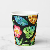 Ananas Palme Palme Tropical Paper Cups Pappbecher (Vorderseite)