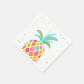 Ananas Papier Napkins Birthday Tropical Aloha Serviette (Ecke)