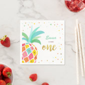 Ananas Papier Napkins Birthday Tropical Aloha Serviette (Beispiel)