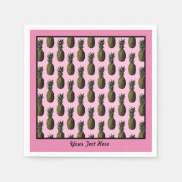 Ananas-Papier Napkins Serviette