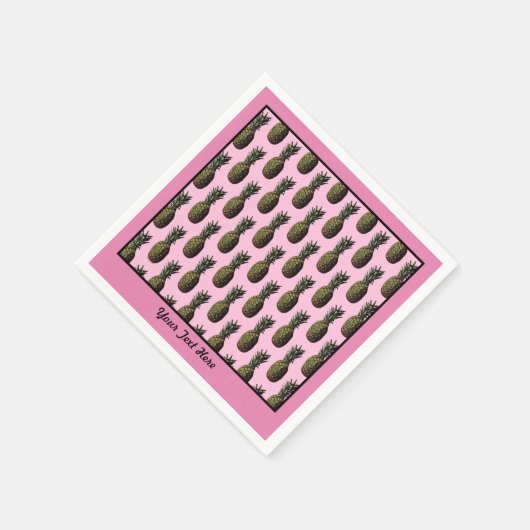 Ananas-Papier Napkins Serviette (Ecke)