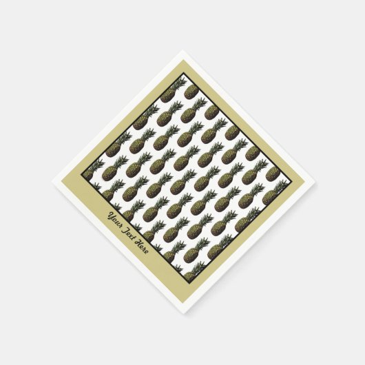 Ananas-Papier Napkins Serviette (Ecke)