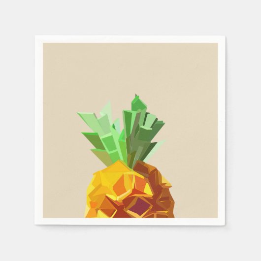 Ananas-Papier Napkins Serviette (Vorderseite)