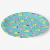 Ananas-Papierplatte Pappteller (Schrägansicht)