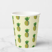 Ananas Pappbecher (Vorderseite)