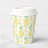 Ananas Pappbecher (Rückseite)