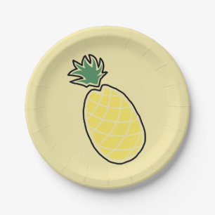 Ananas Pappteller