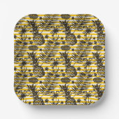 Ananas Pappteller (Vorderseite)