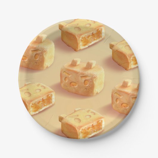 Ananas Pappteller (Vorderseite)