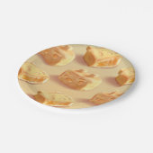 Ananas Pappteller (Schrägansicht)