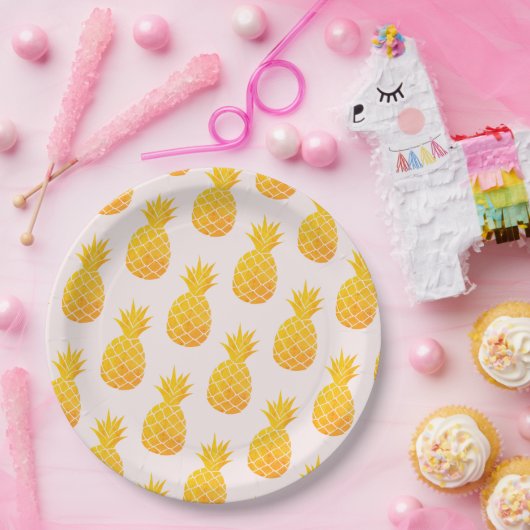 Ananas Pappteller (Party)