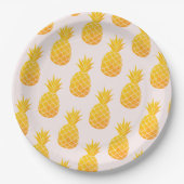Ananas Pappteller (Vorderseite)