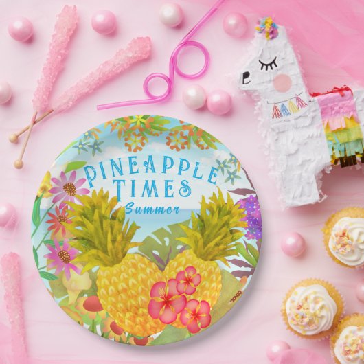 Ananas Pappteller (Party)