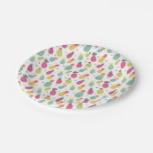 Ananas Pappteller (Schrägansicht)