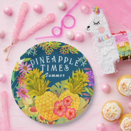 Ananas Pappteller (Party)